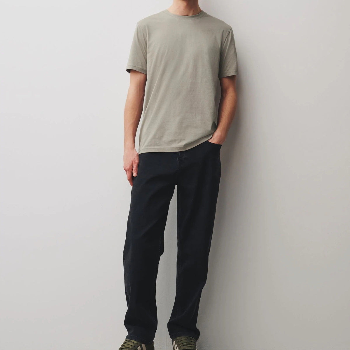 Men's Solid Color Crew Neck Short Sleeve Basic T Shirt