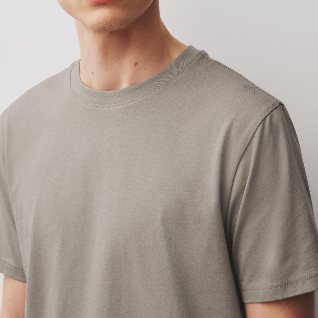 Men's Solid Color Crew Neck Short Sleeve Basic T Shirt